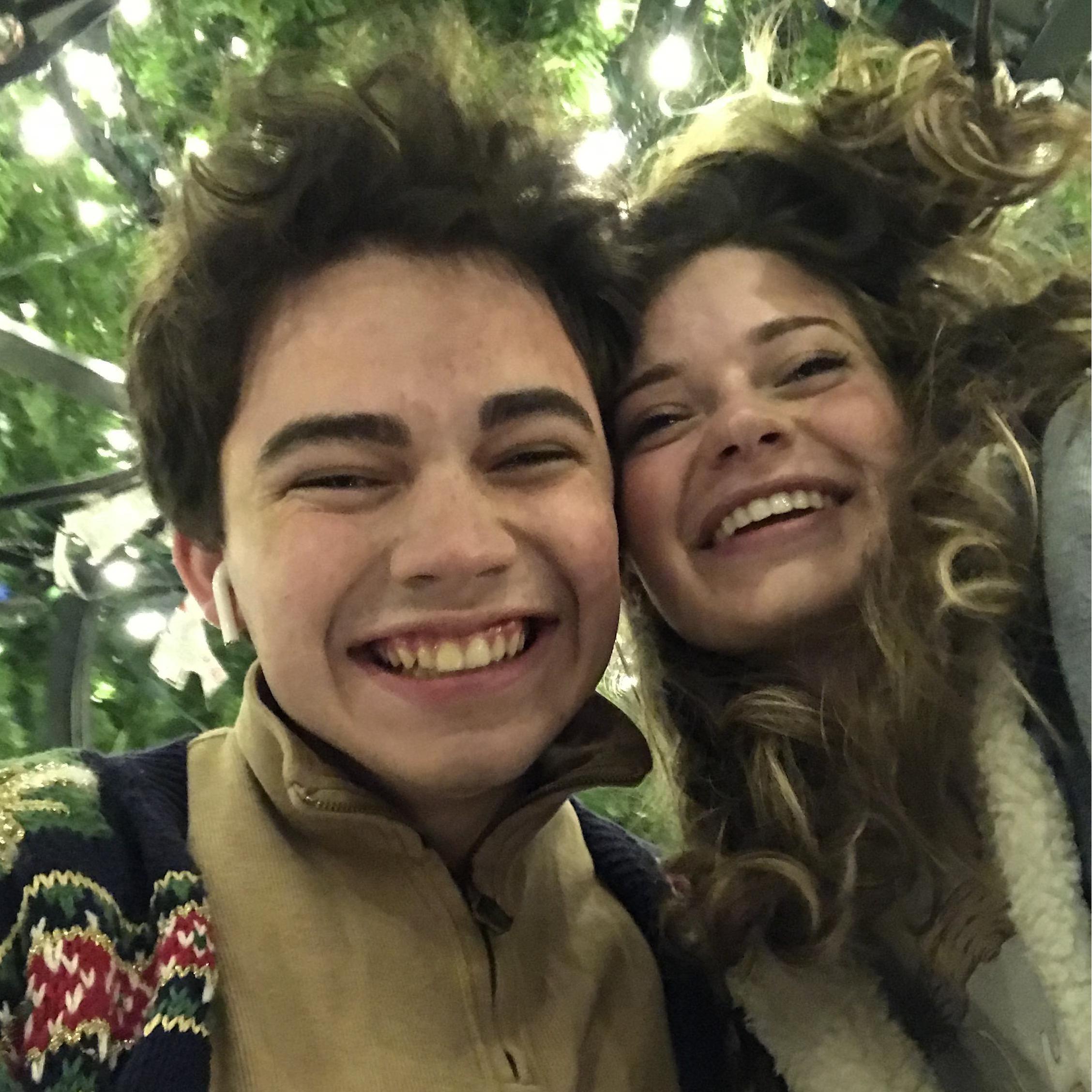 The night Isaac asked me to be his girlfriend...inside a Christmas tree
