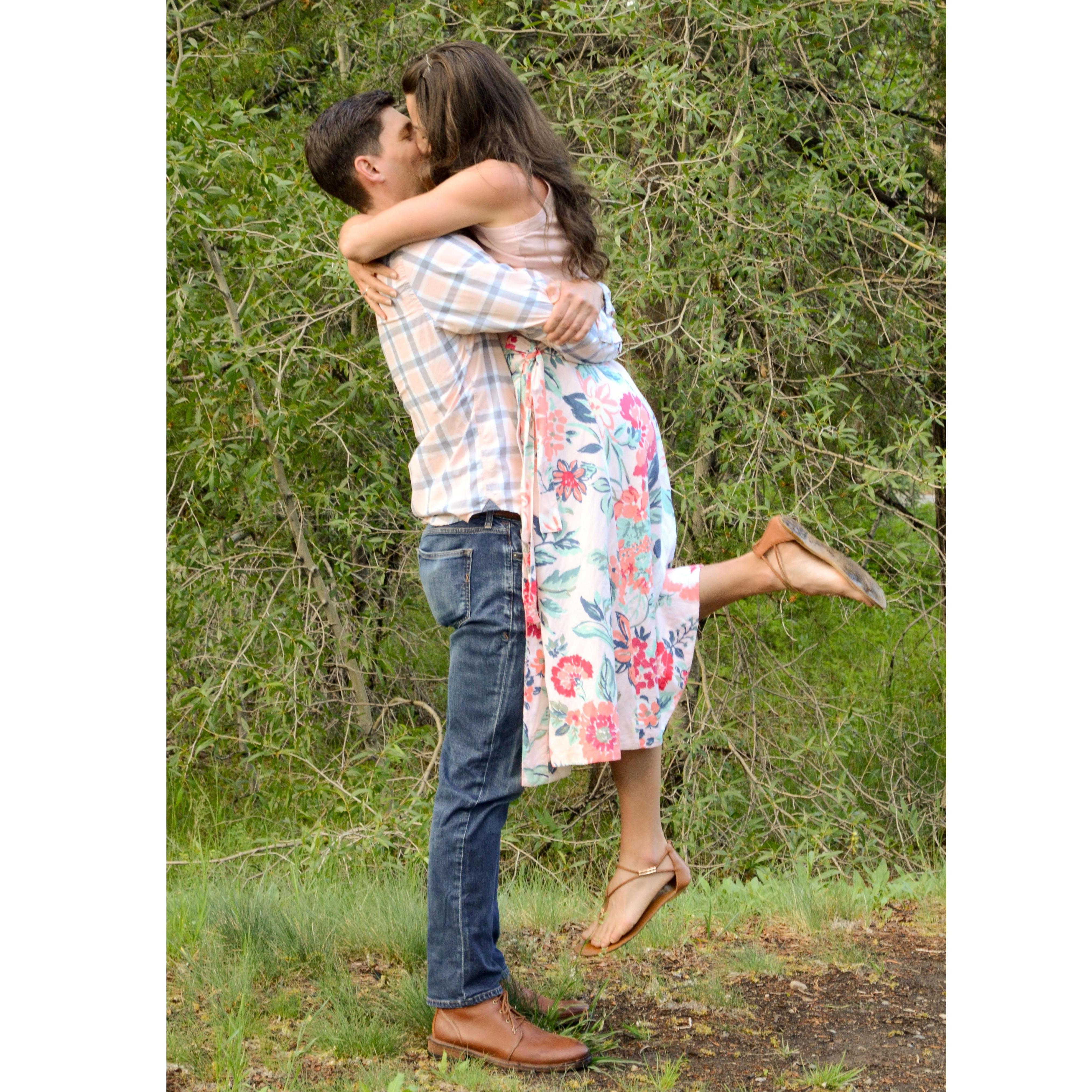 More engagement photo cuteness.