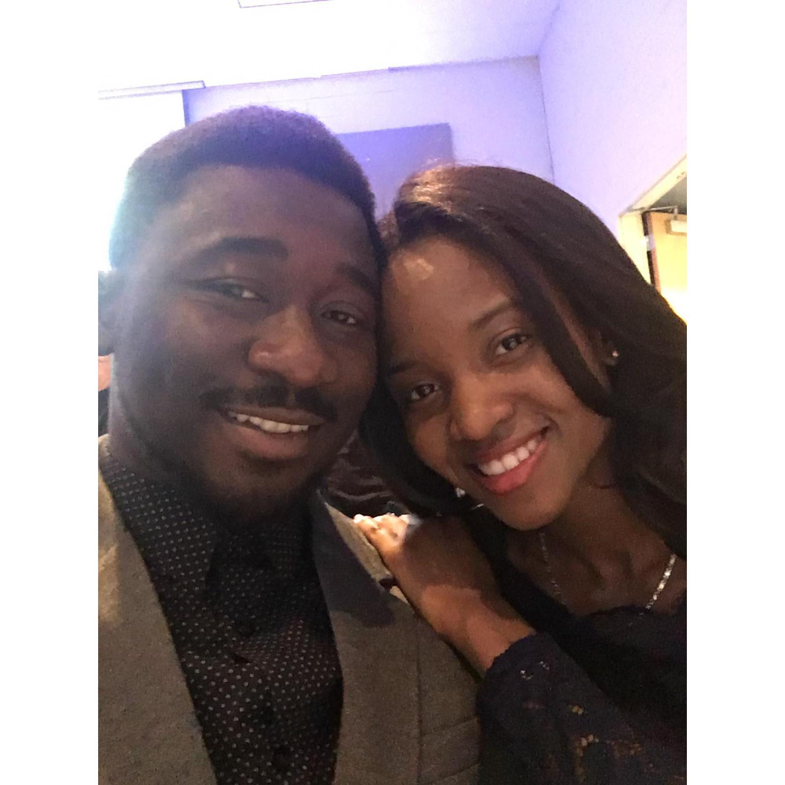 Umass Dartmouth Award Ceremony ...my beautiful wife to be  received a leadership award that night