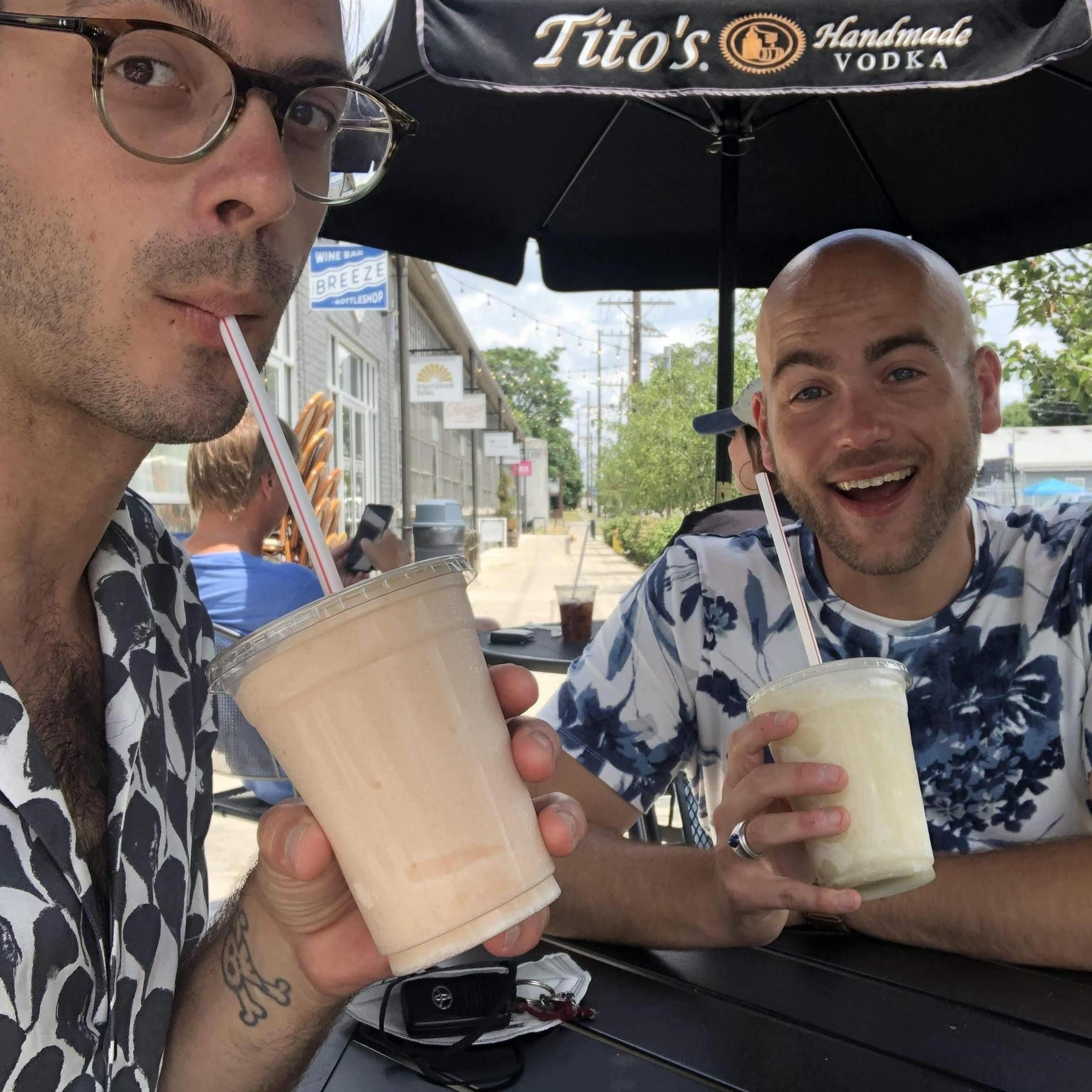 Enjoying the local specialties: boozy slushies!

Lexington, Kentucky