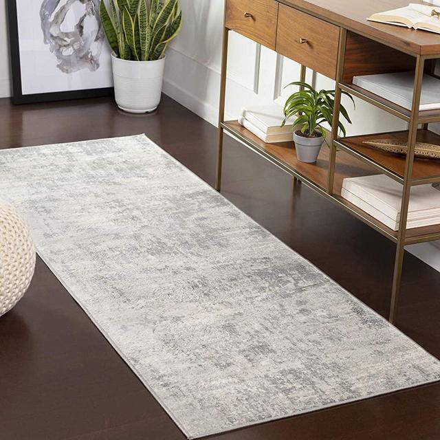 Artistic Weavers Doria Area Rug 2'7" x 7'3", 2 ft 7 in x 7 ft 3 in, Silver Gray