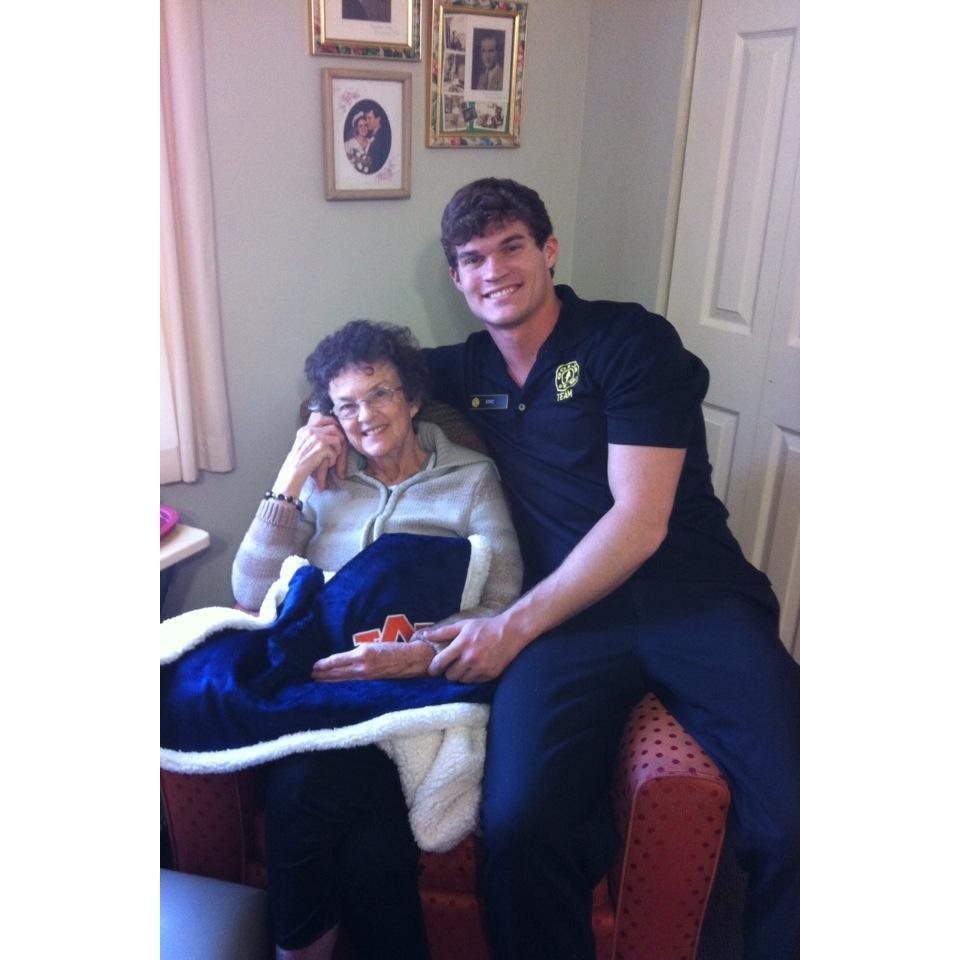 Eric and his Maw Maw, Katy Scott.