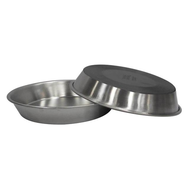 Matte Stainless Steel Cat & Dog Dish Bowl - Silver - 13.2oz - Boots & Barkley™
