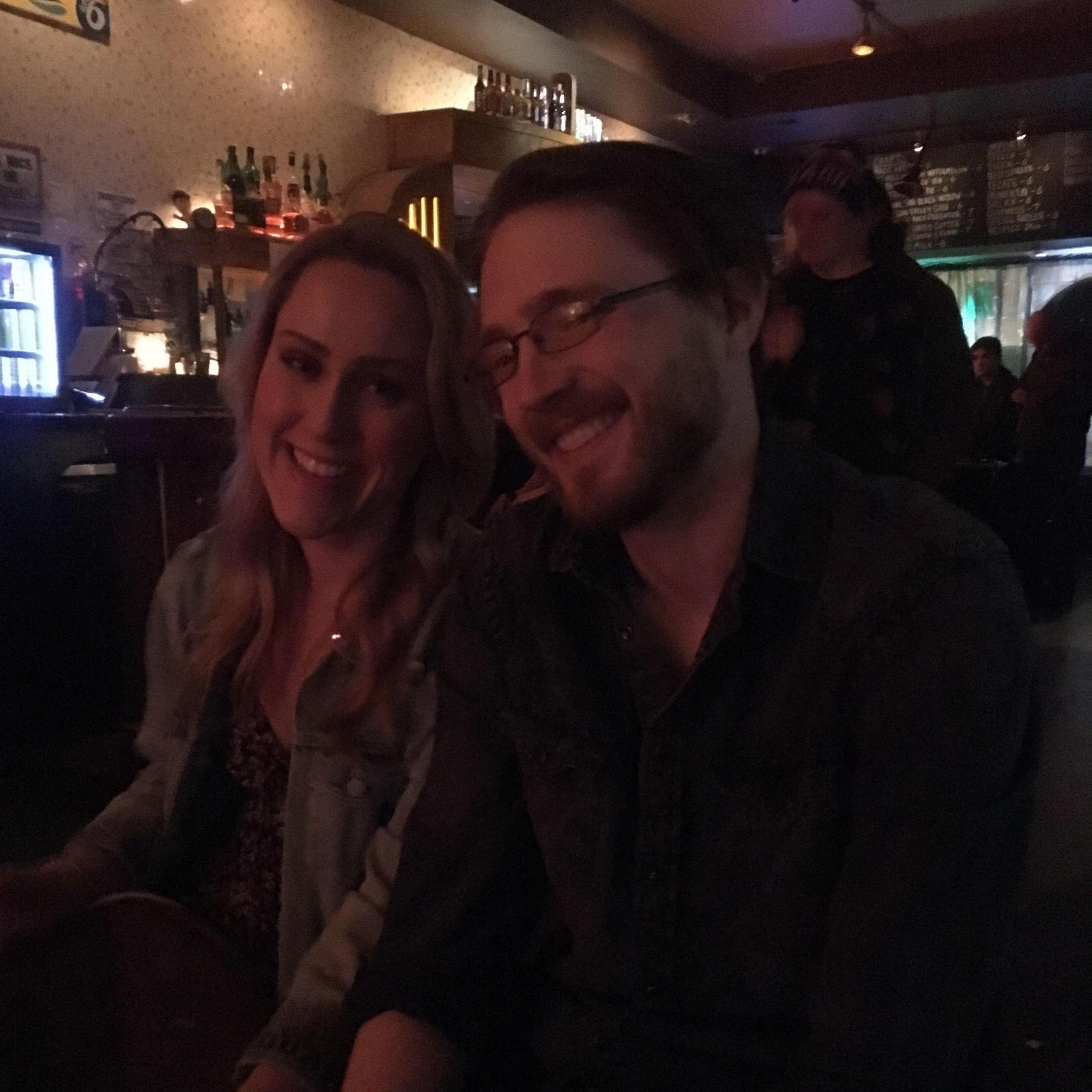 The night of the first gig we ever played together. March 2019