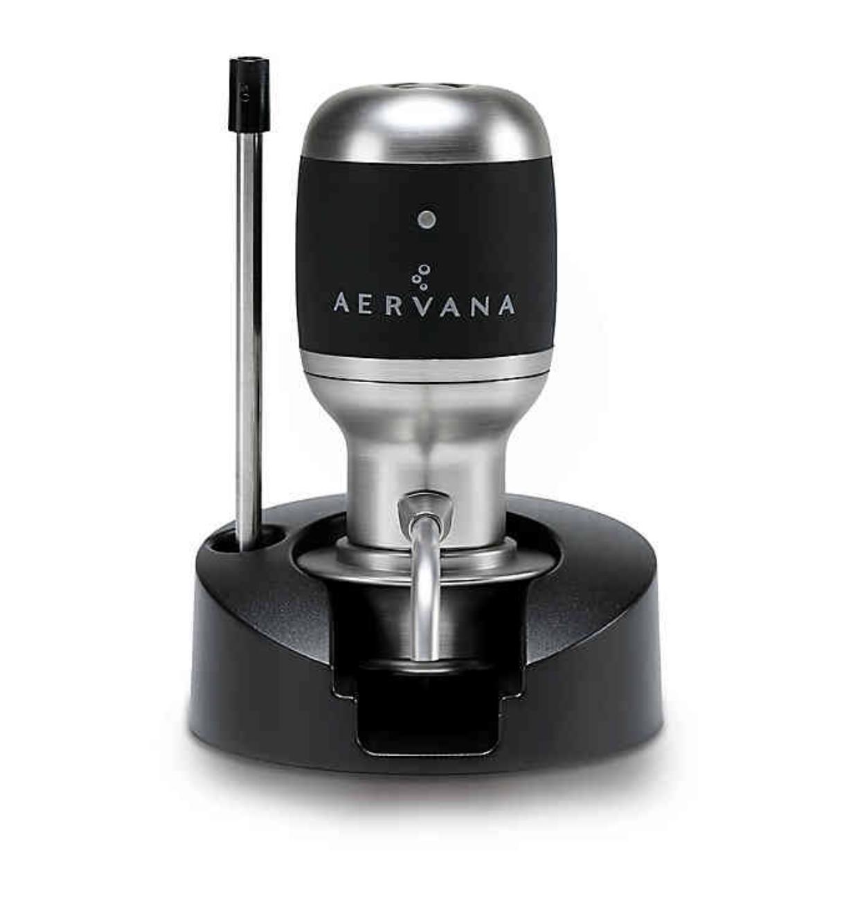 Aervana Original: 1 Touch Luxury Wine Aerator with Display Stand