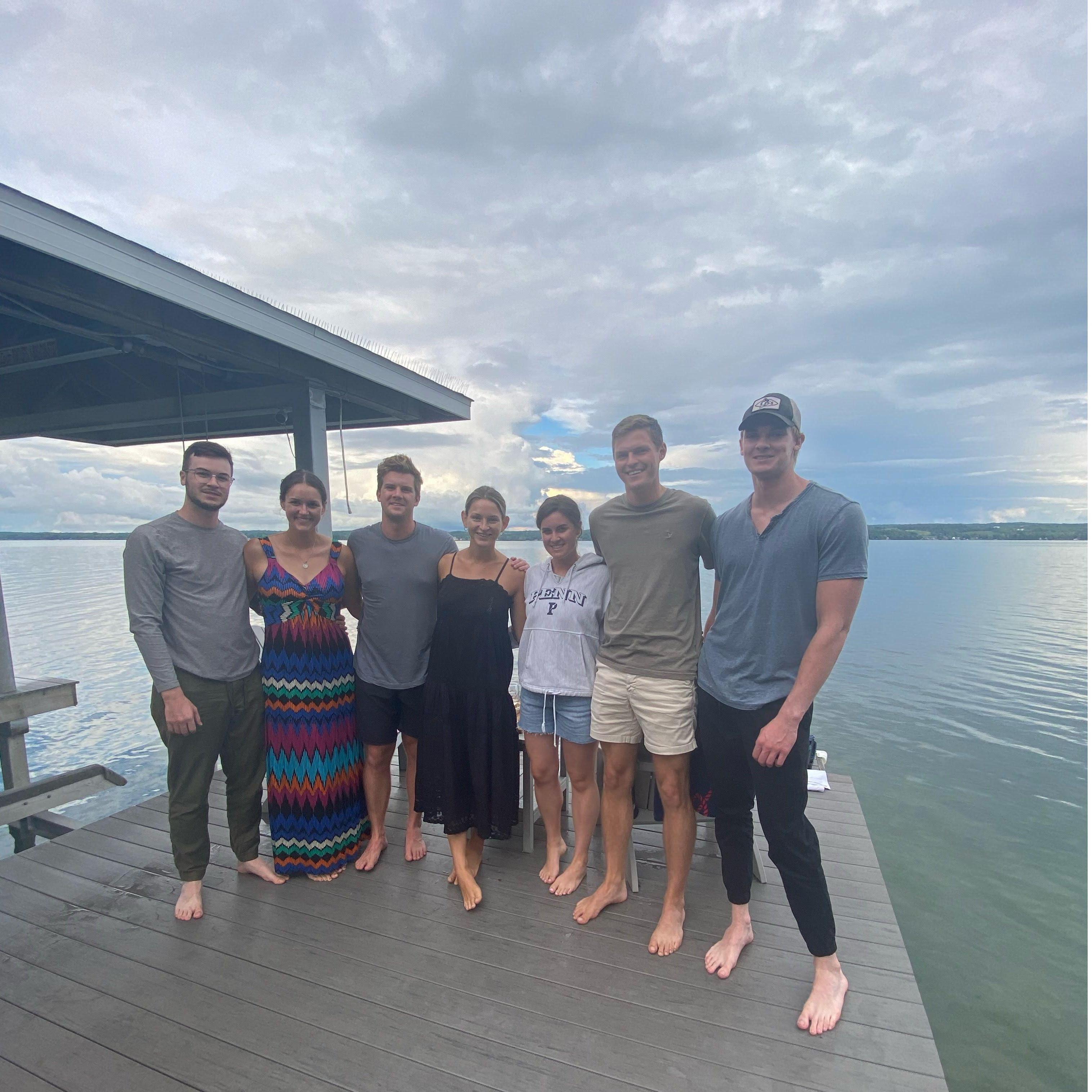 Mats fitting right in with the West fam kids.