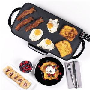 Presto 07061 22-inch Electric Griddle With Removable Handles, Black, 22-inch
