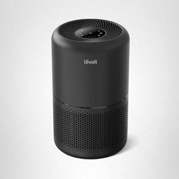 LEVOIT Air Purifier for Home Allergies Pet Hair in Bedroom, Covers Up to 1073 ft² by 56W High Torque Motor, AHAM VERIFIDE, 3-in-1 Filter with HEPA Sleep Mode, Remove Dust Smoke Odor, Core300-P, Black