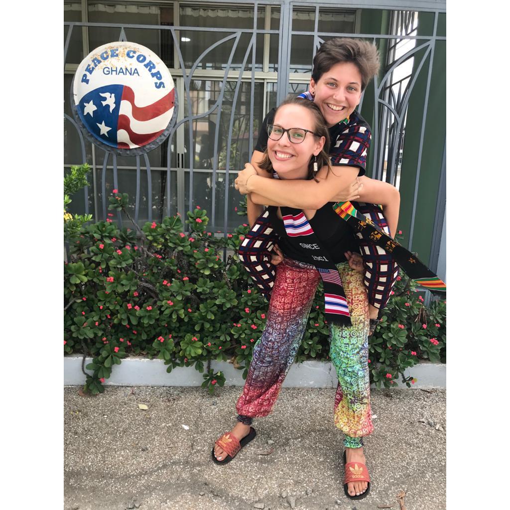 This is us on the last day of Peace Corps!