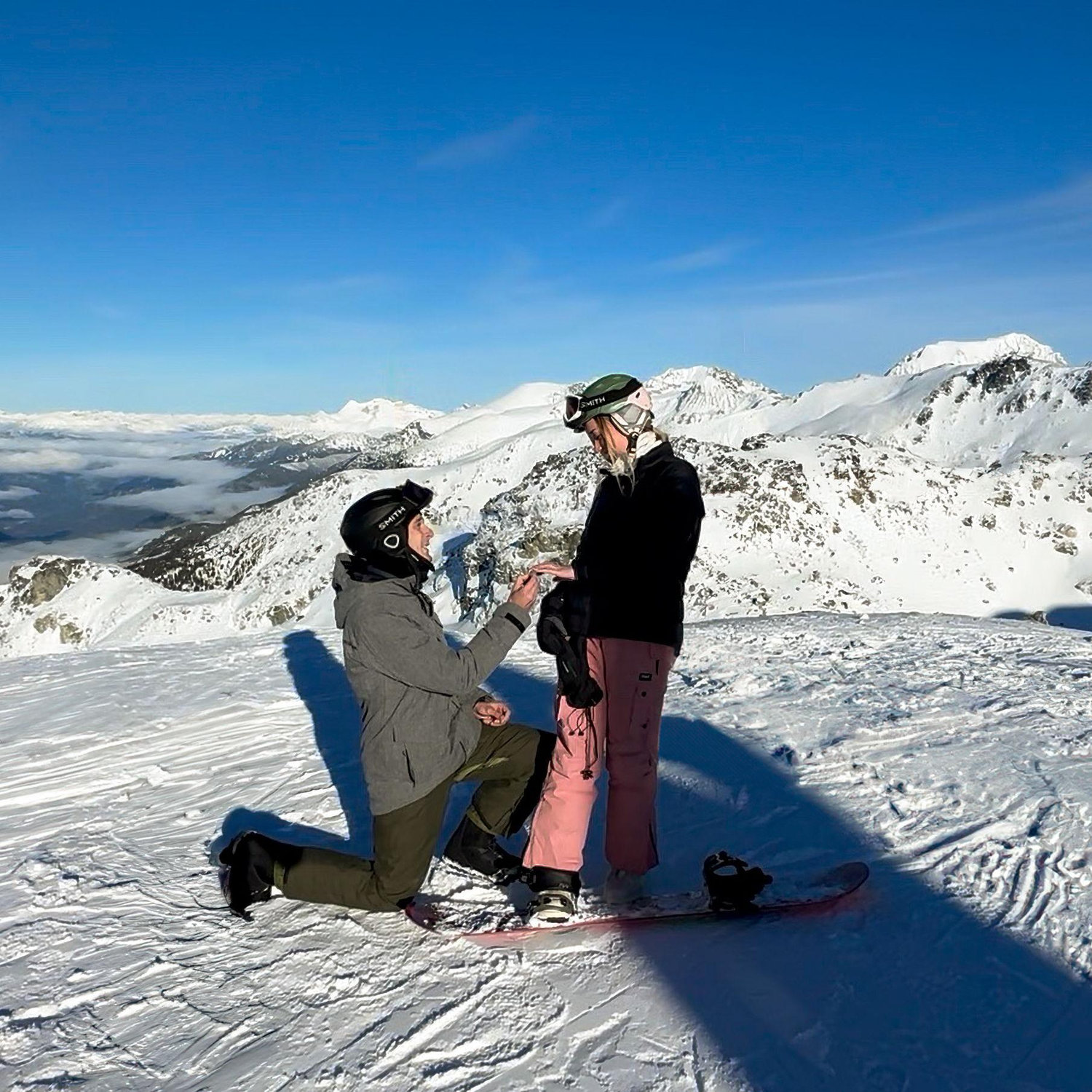 She said yes!