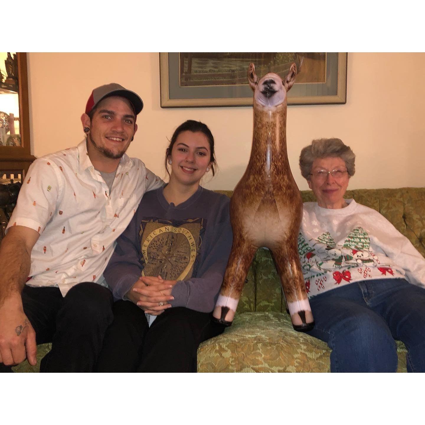 Christmas in Omaha with Grandma! Ft. Carl the Traveling Alpaca