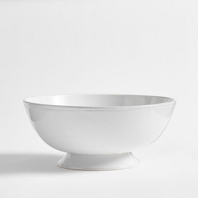 Monique Lhuillier Arles Footed Bowl - White