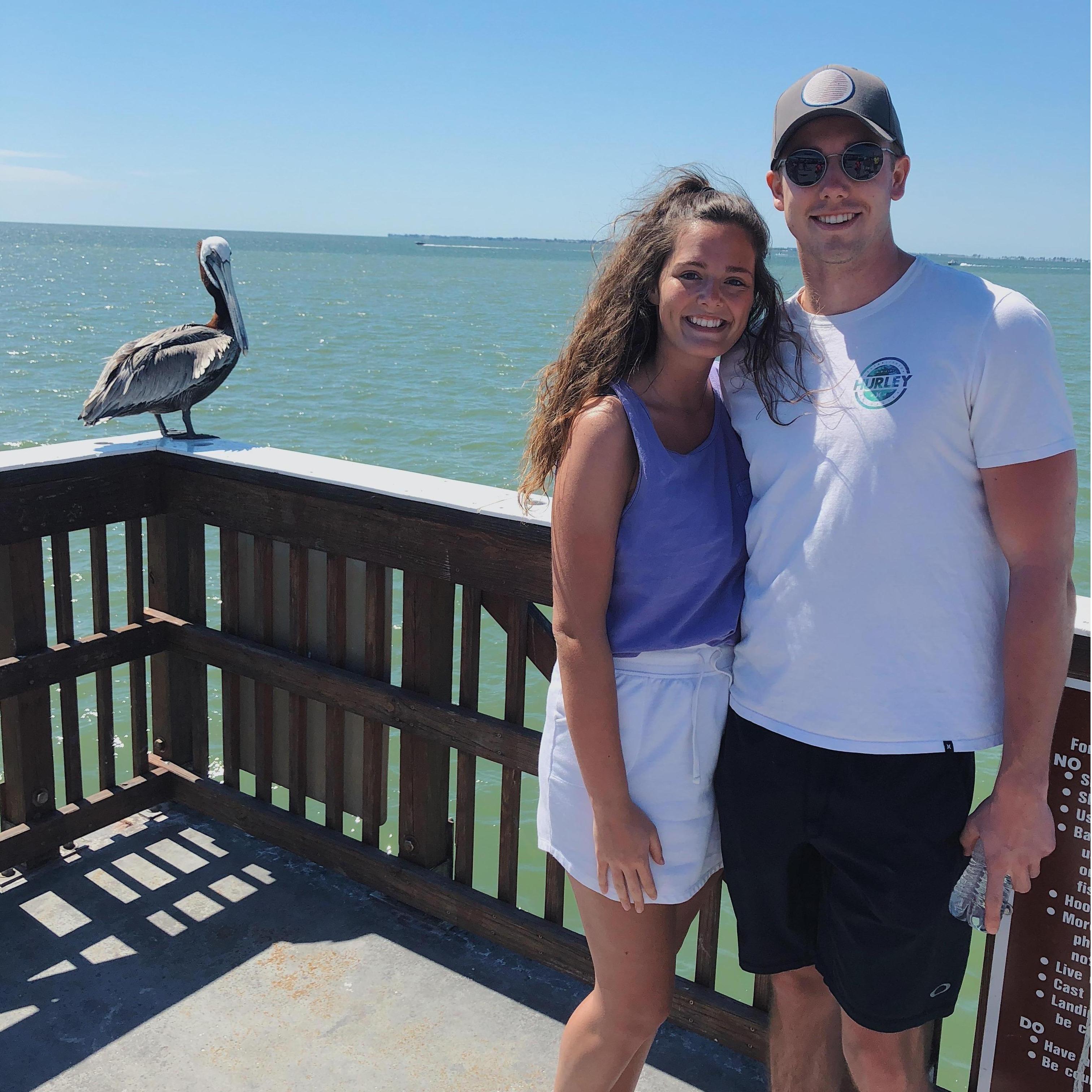 2018 - one of our first trips traveling out of state together as a couple. Florida sun!