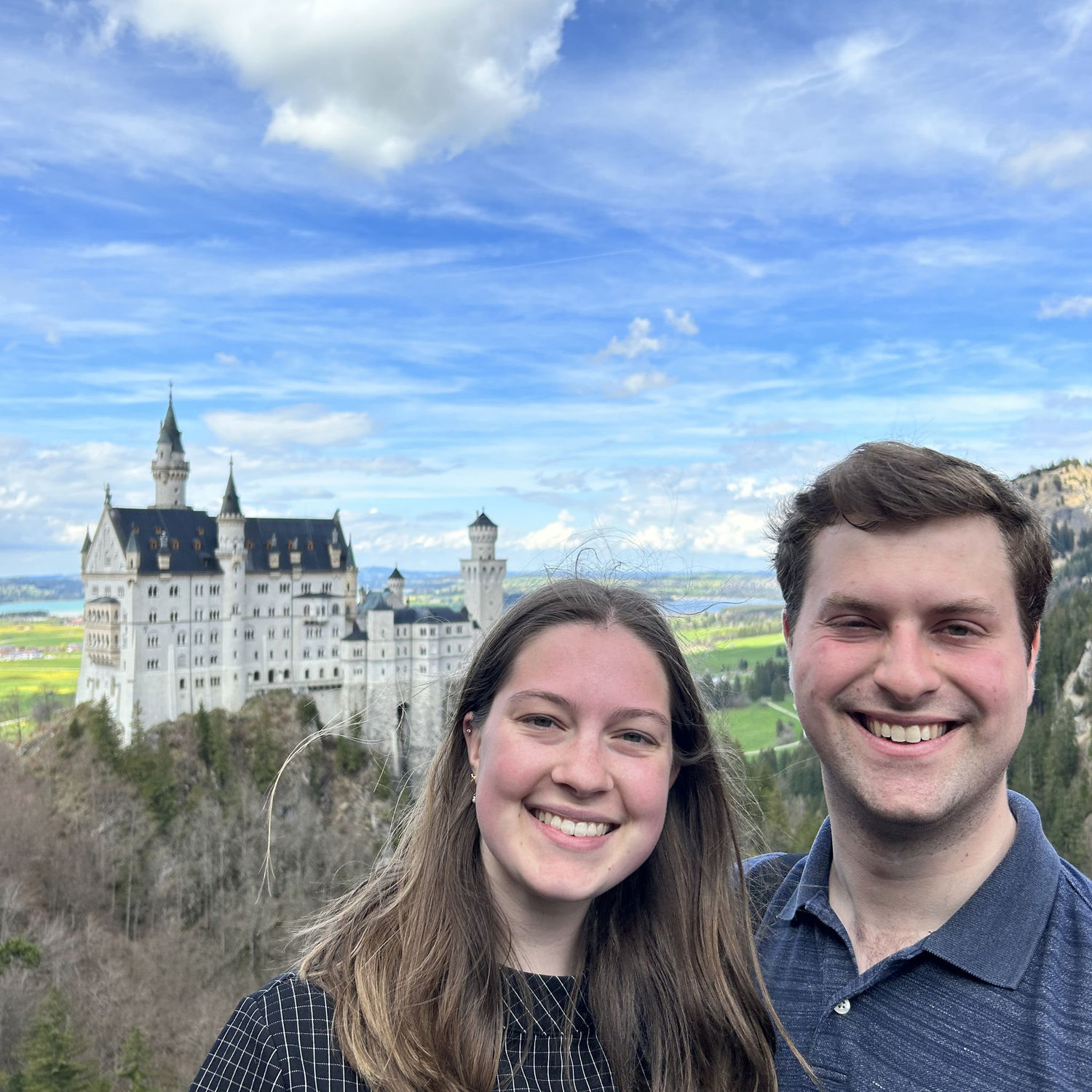 It was quite the hike to get to this viewpoint of Neuschwanstein Castle.
