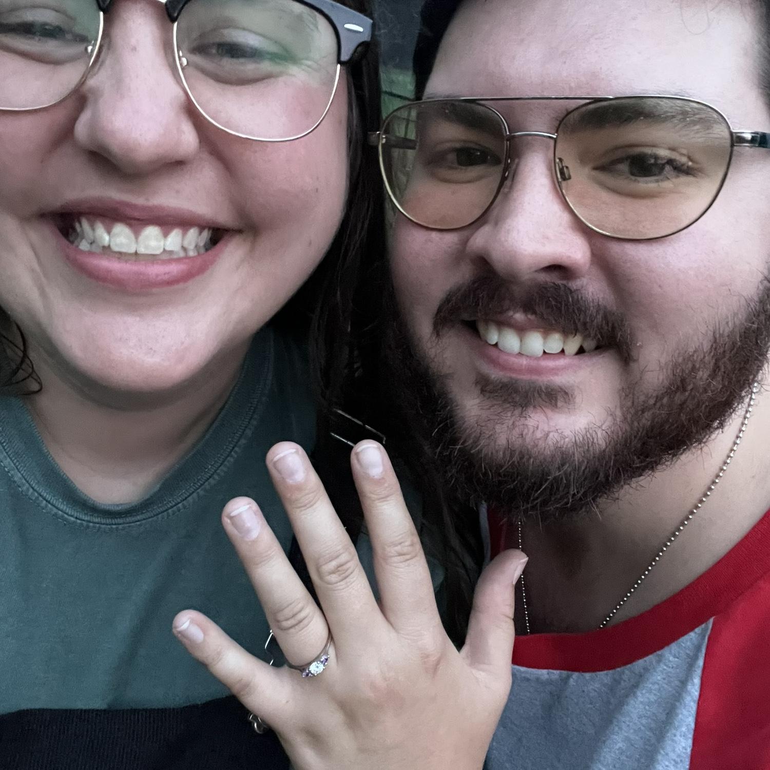We got engaged 💕
