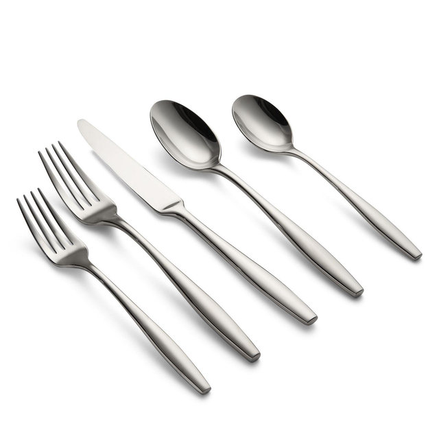 Cambridge Silversmiths Katerina Mirror 20-Piece Flatware Set, Service for 4