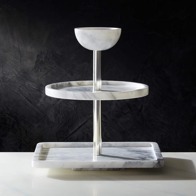 3-Tier Marble Party Tower