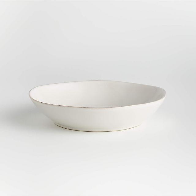 Marin White Low Bowl