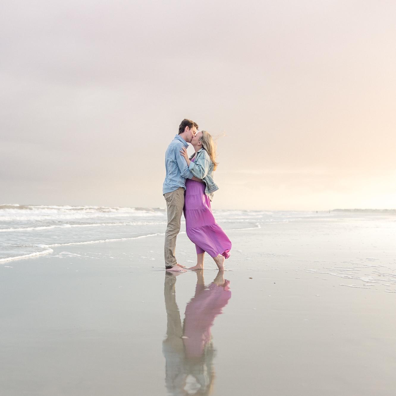 The day Ned and Emma got ENGAGED! During a beautiful sunset on IOP 🤍04/27/2024🤍