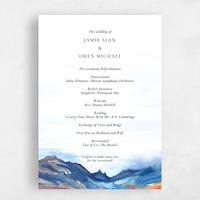 Pink Wedding Program - Deepcreek