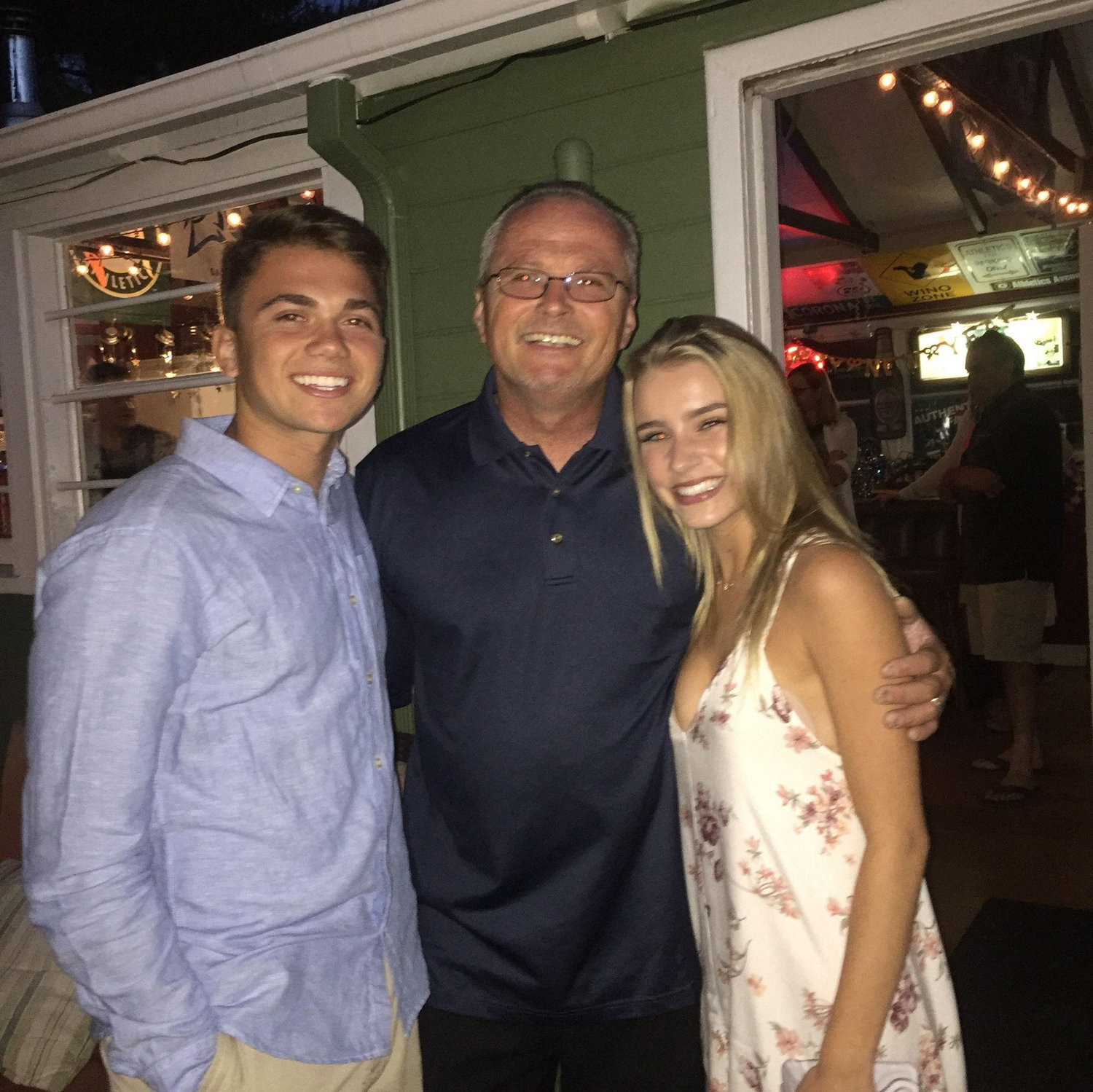 Rudy's high school grad party (featuring Rudy's dad, Mark!)