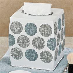 Dotted Circles Tissue Cover Off White