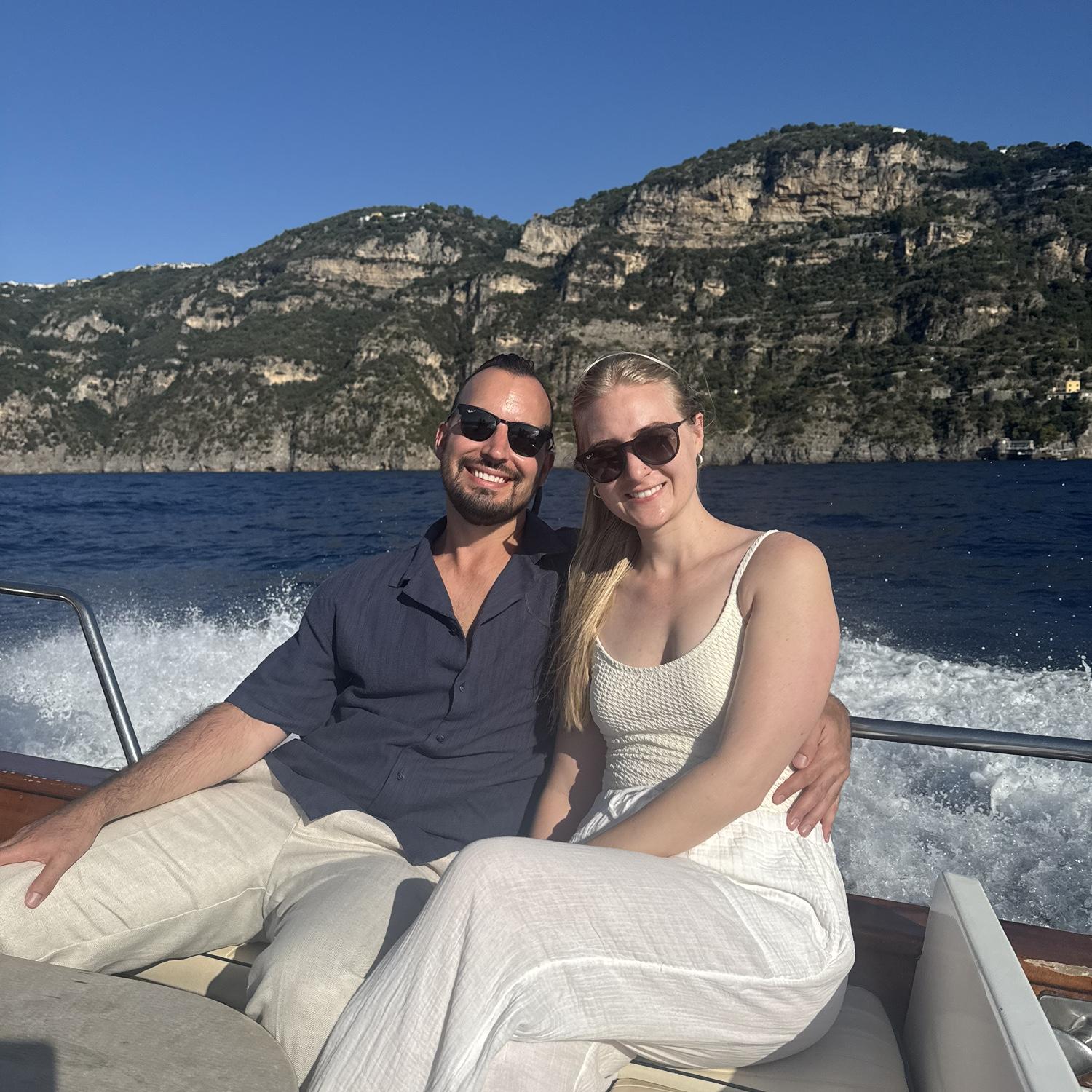 Boat trip to Capri! This was a highlight of our trip!