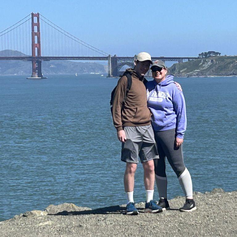 Pretty Golden Gate Bridge as our backdrop.
