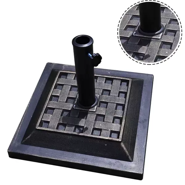 Costway Umbrella Base Stand in Black