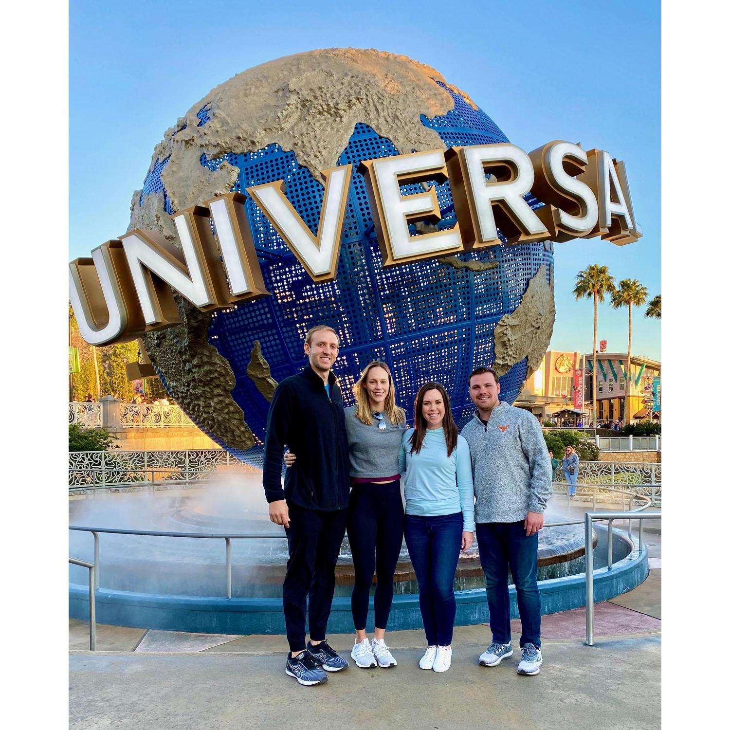 Universal Studios with Justin & Caroline