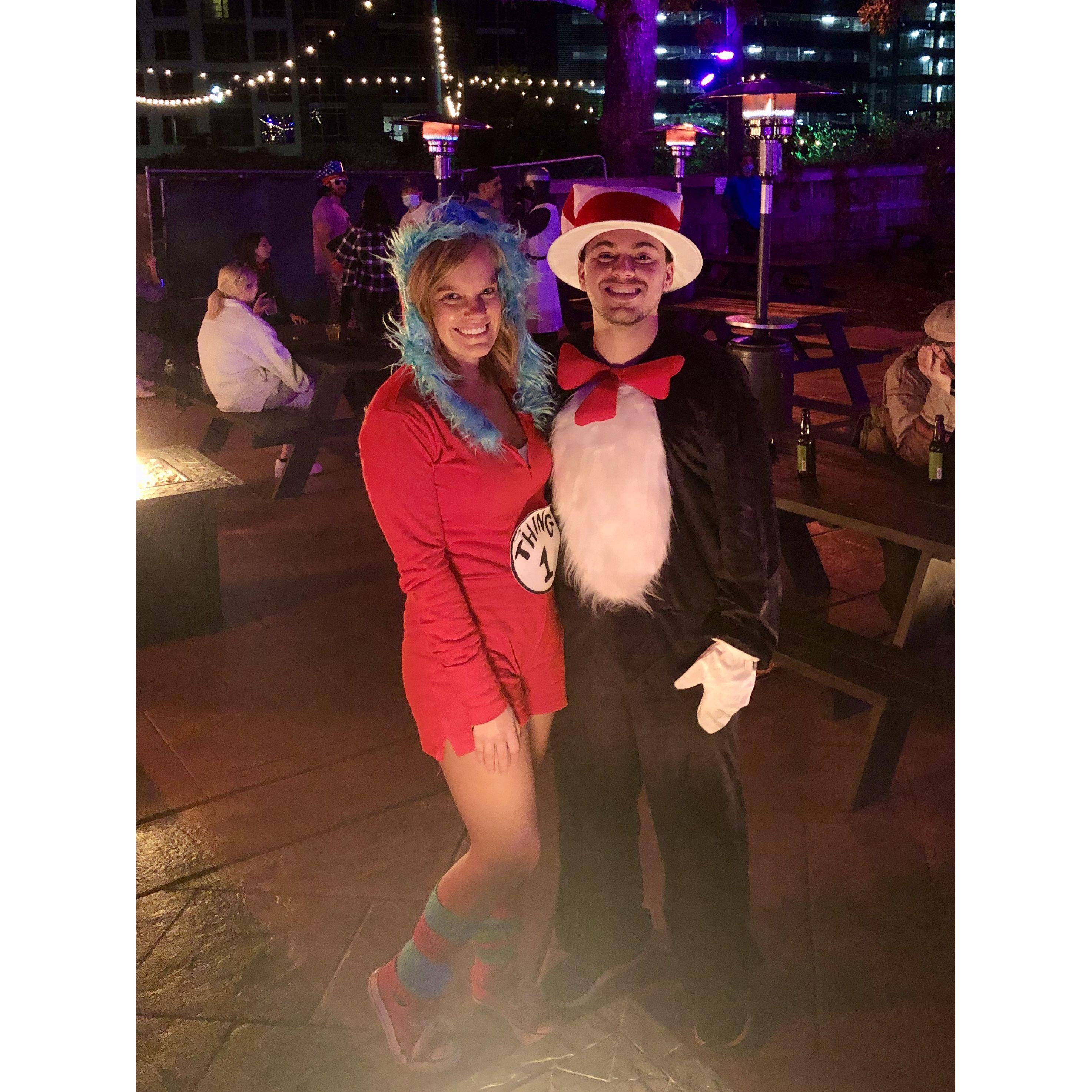 Our first picture together for Halloween 2020