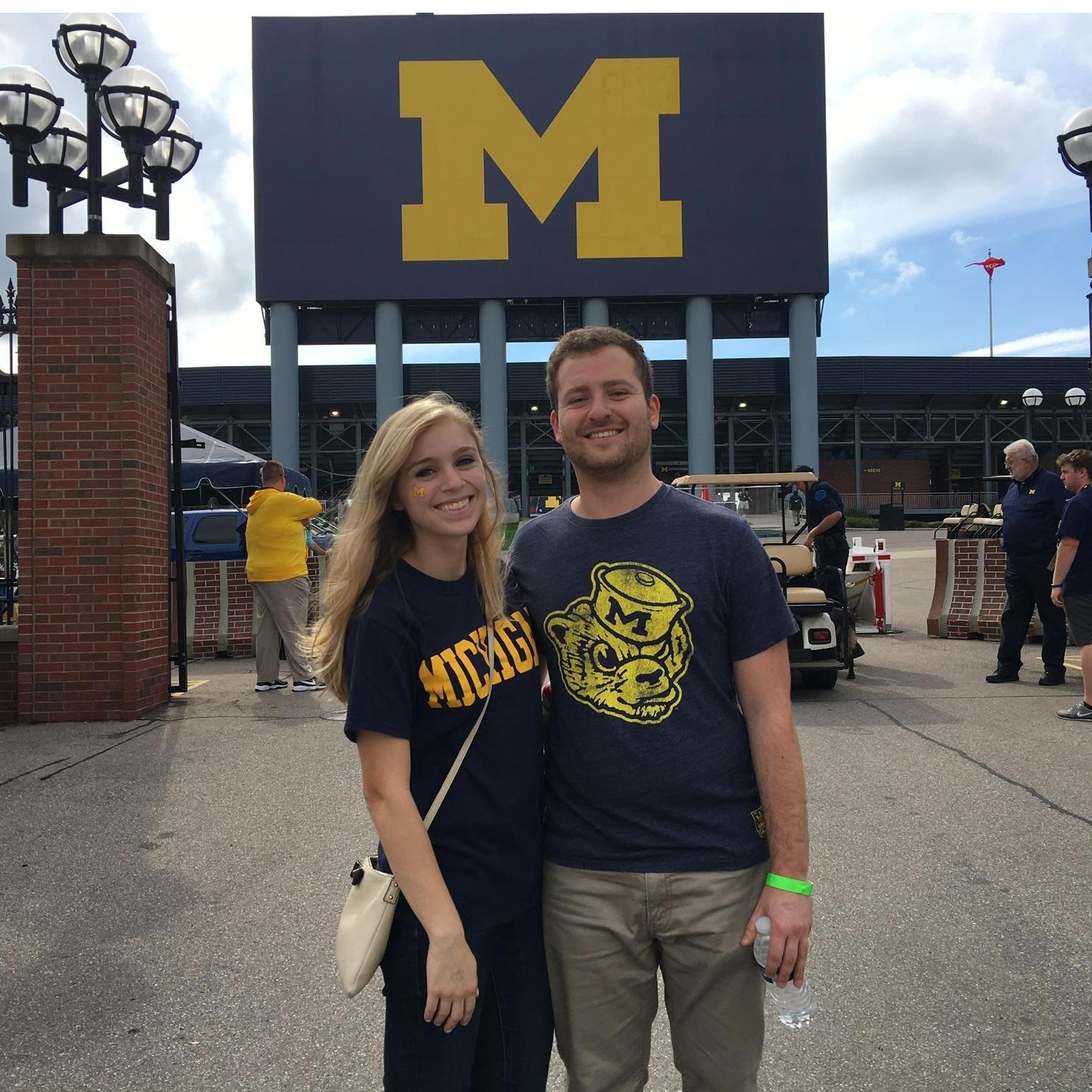 Michigan vs. Wisconsin game, 2016. Ann Arbor, MI