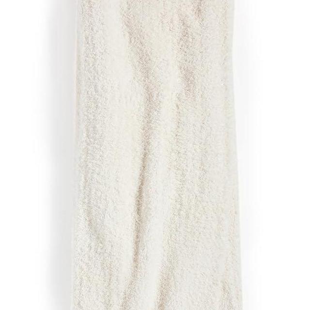 Barefoot Dreams Women's CozyChic Throw, Cream, Off White, One Size