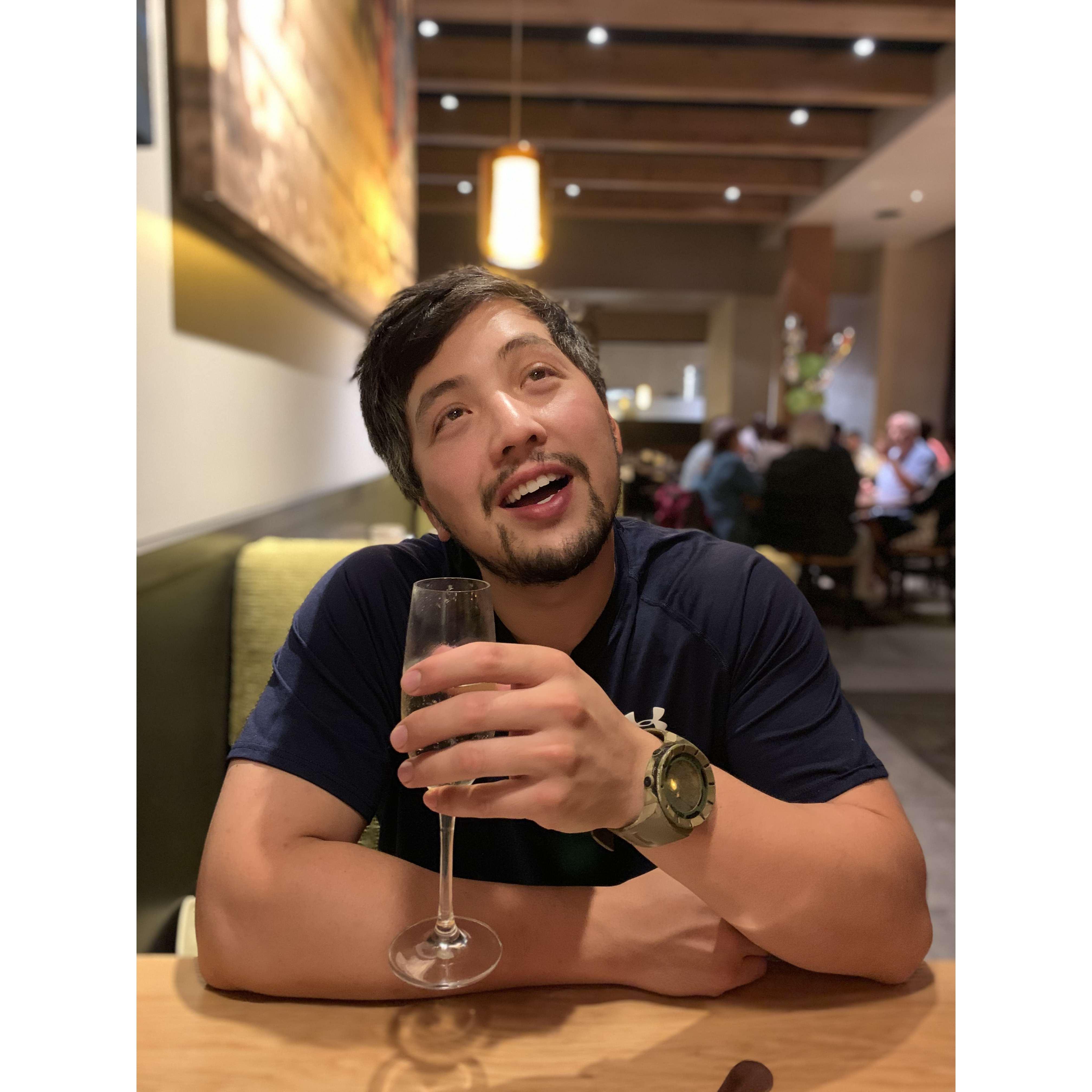 Cheers babe!
