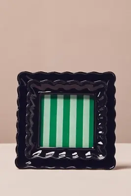 Maeve Scalloped Stoneware Picture Frame