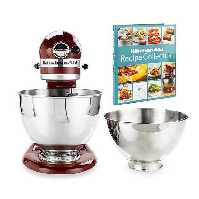 KitchenAid 4.5-Quart Tilt-Head Stand Mixer + 3-Quart Bowl | Gloss Cinnamon