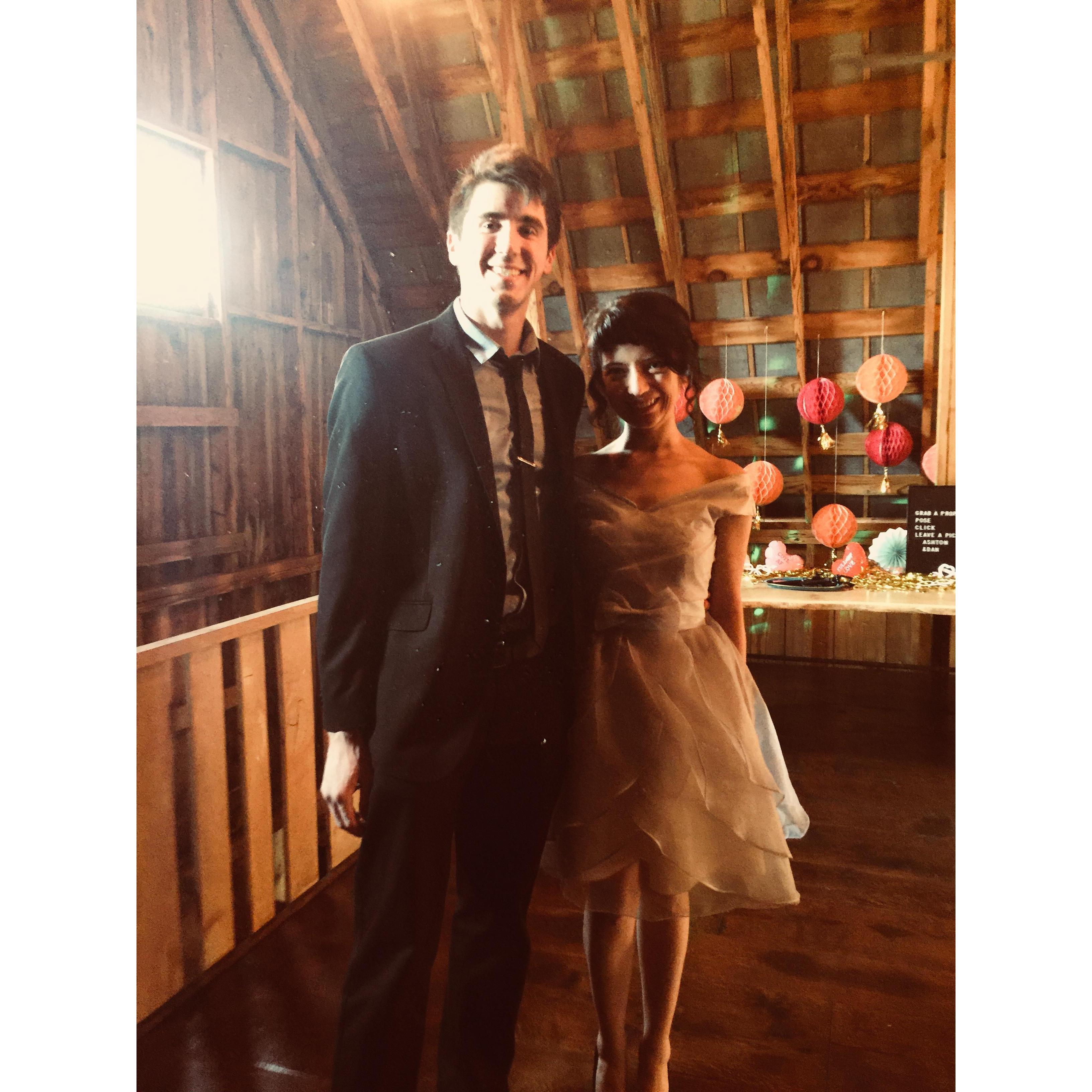 Attending a friend's wedding in Valparaiso, Indiana