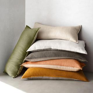 Laundered Linen Rectangular Pillow Cover