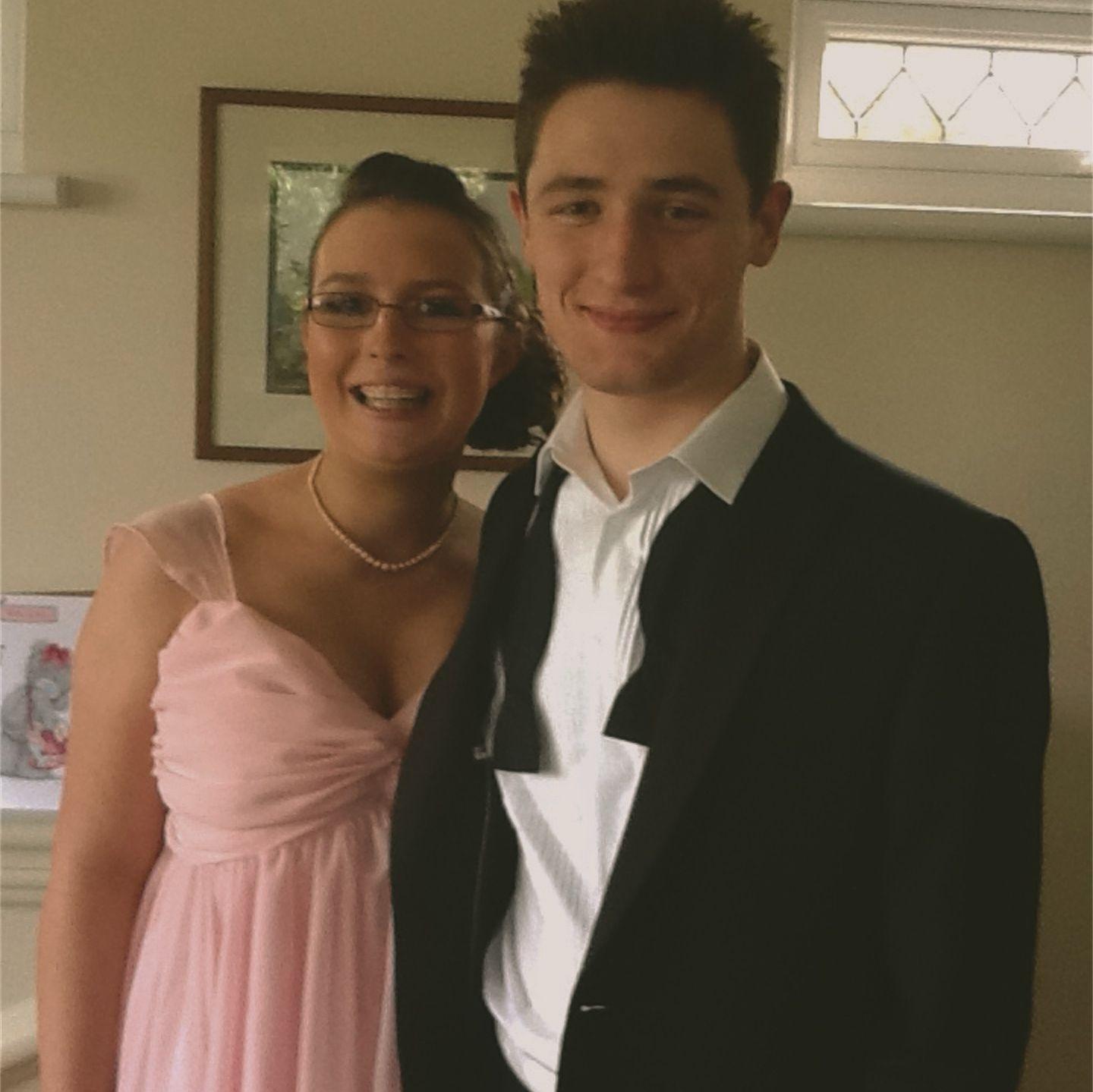 Laurel & Nick just before leaving to celebrate Laurel’s prom celebration!