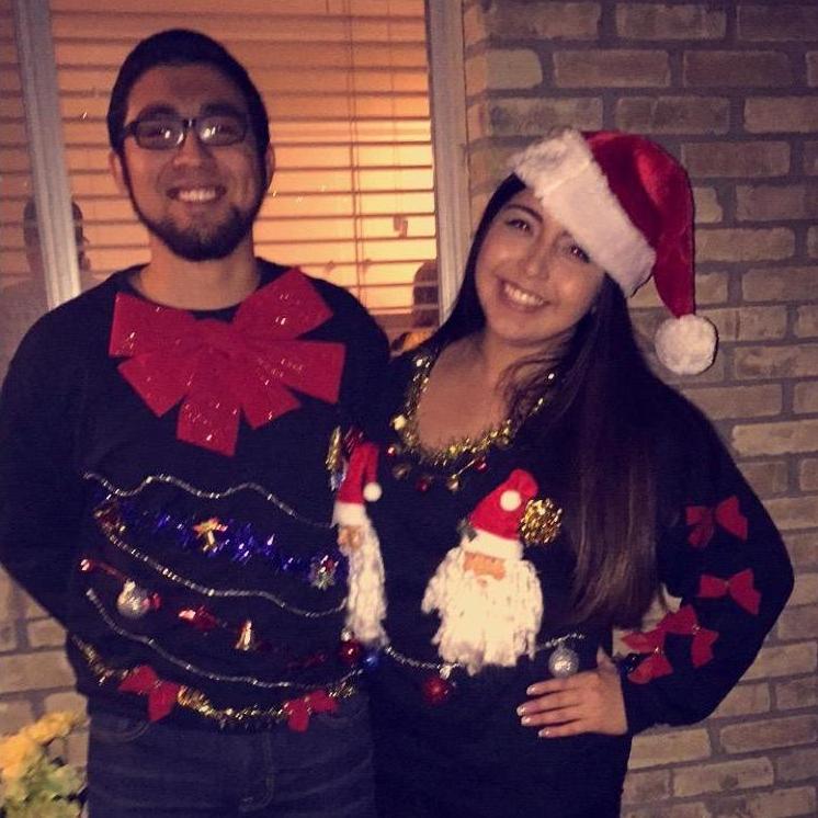 Our first Christmas, December 2015.
