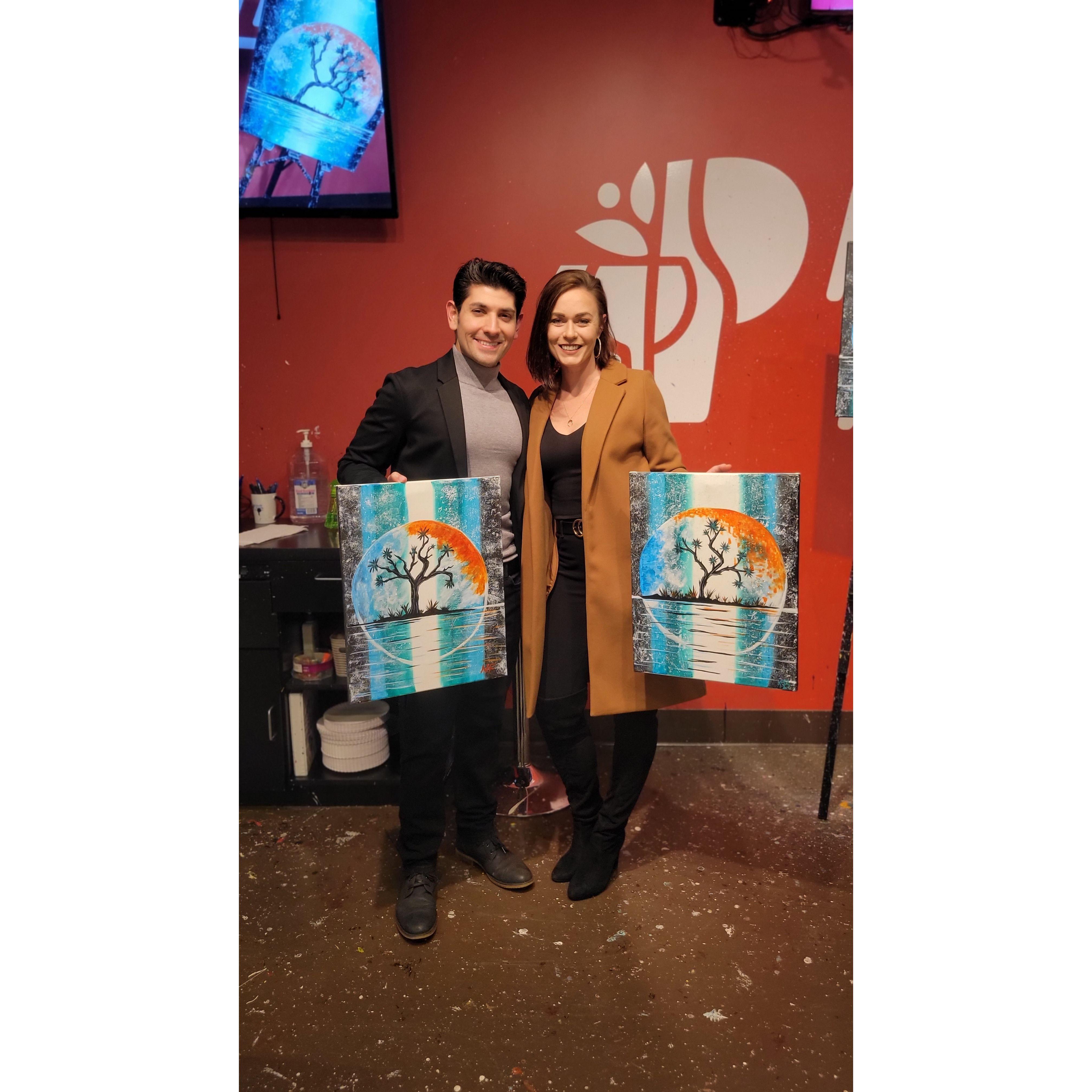 Paint Night at Pinot's Palette - Pasadena, CA
