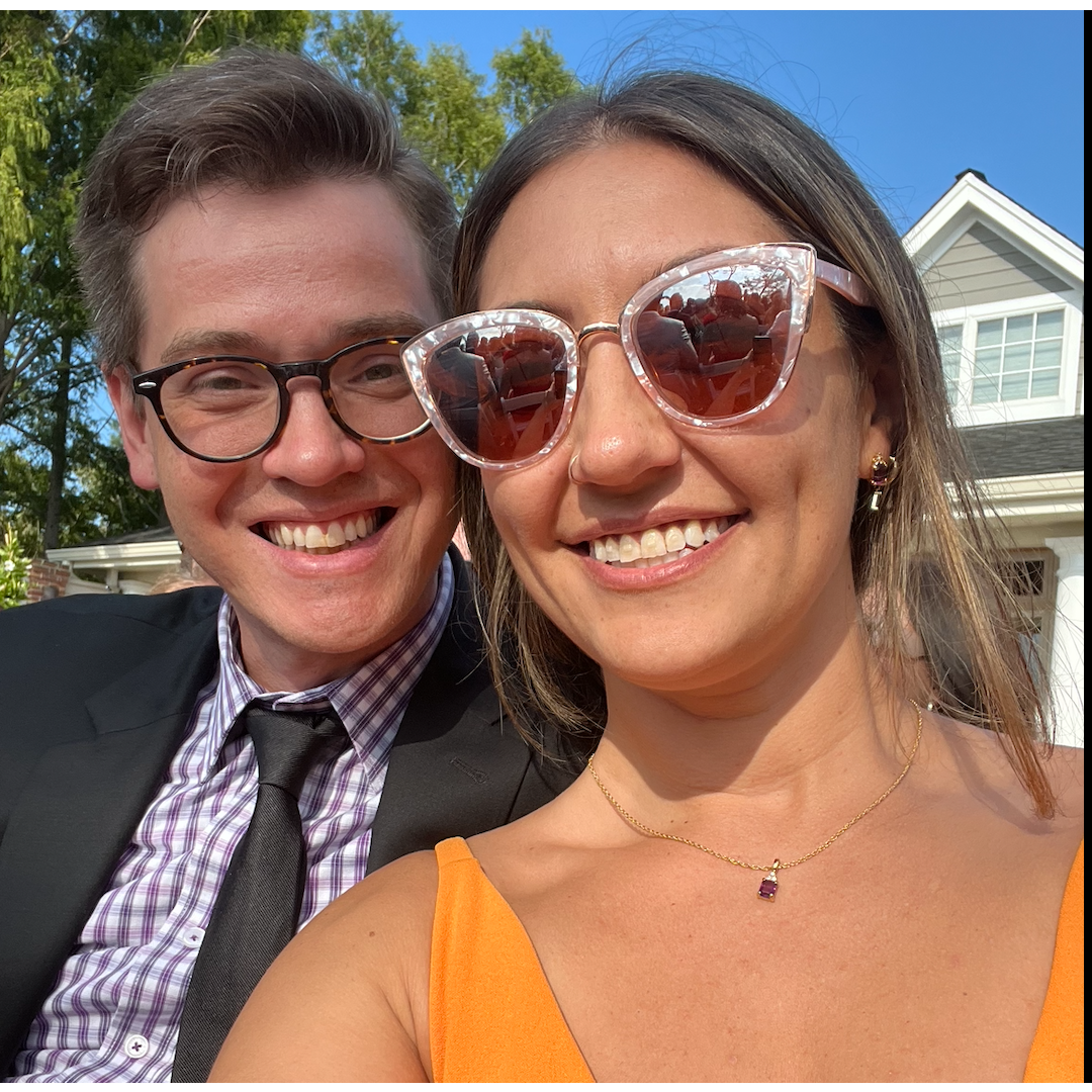 Celebrating our friends' love at their summer 2023 wedding.
