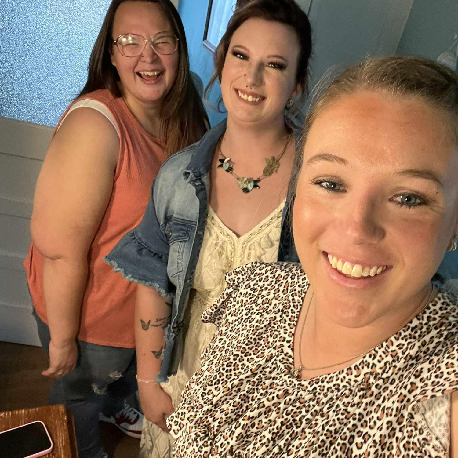 Bride and sisters