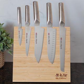 Bitoku Ukon Magnetic 6-Piece Knife Block Set
