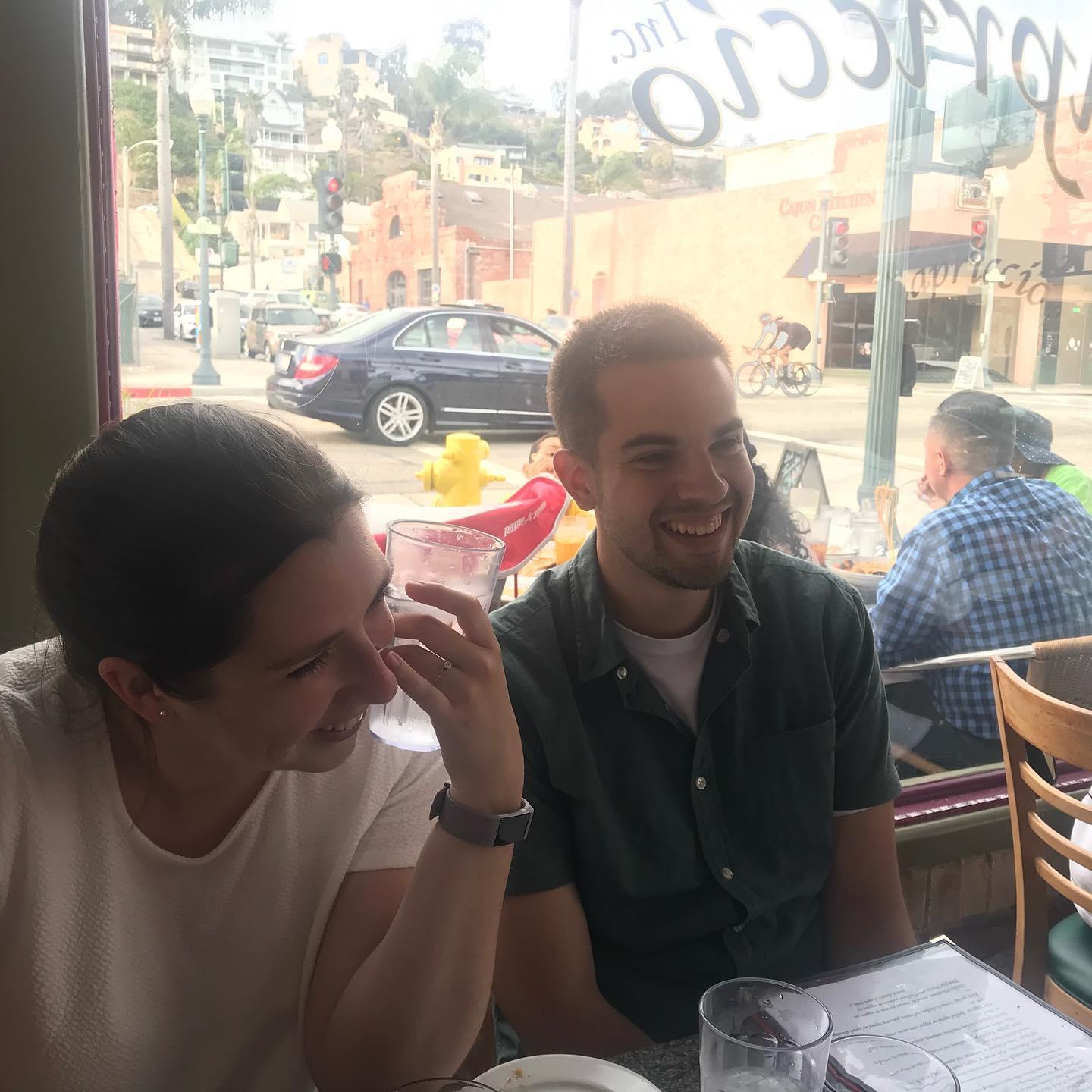 Vacation dinner in California