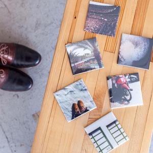 Social Print Studio Square Magnets