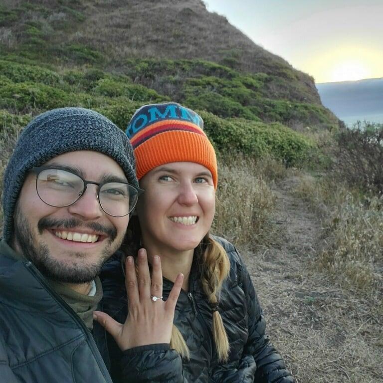 Danny proposed August 16, 2021! Lost Coast Trial, Sea Lion Gulch