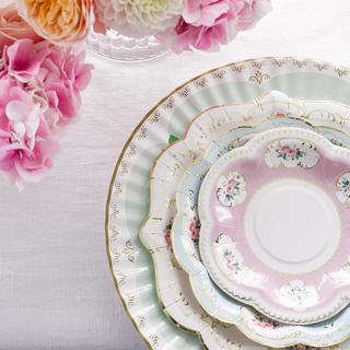52-Piece Truly Chintz Tea Party Bundle, Serves 8