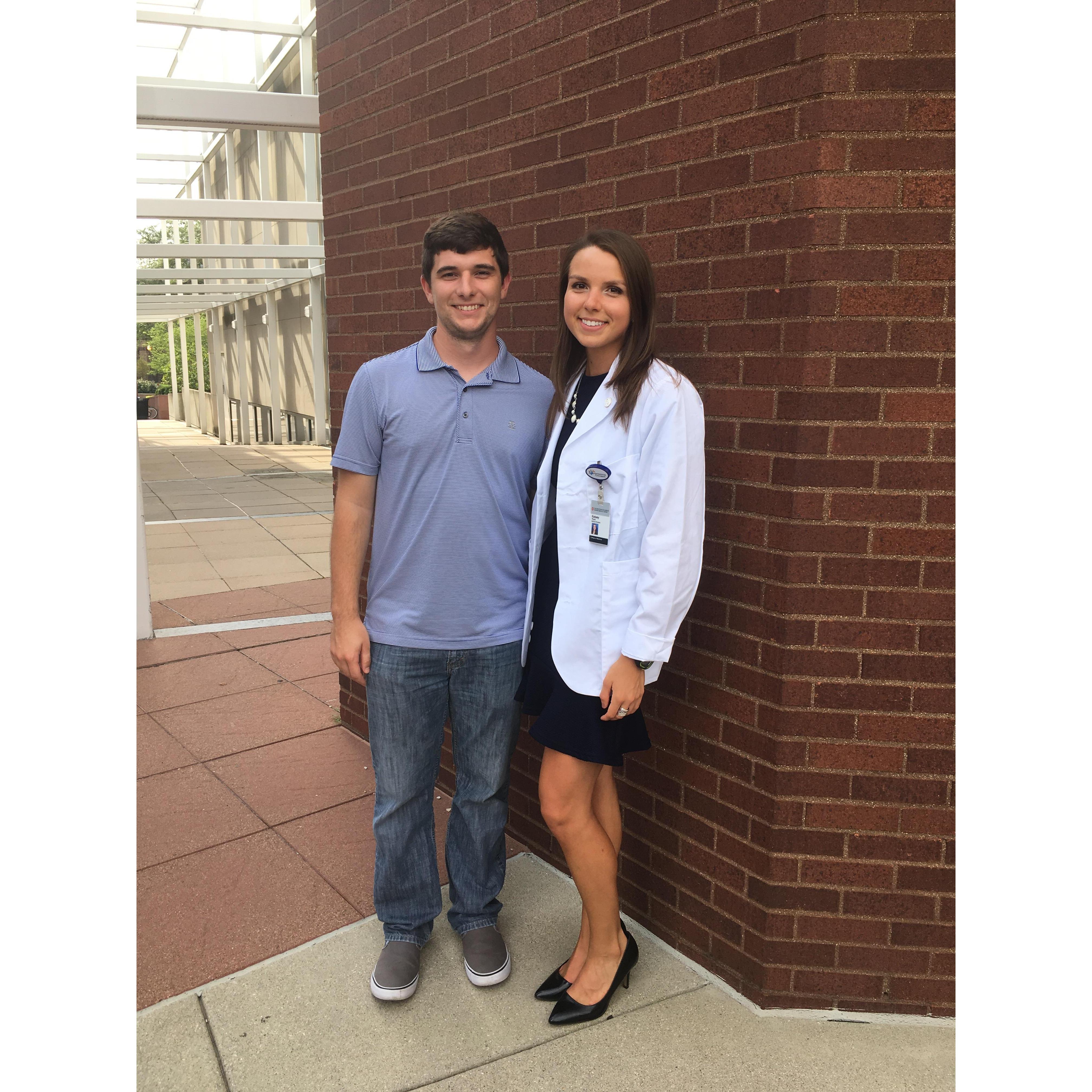 Kelsey starts Medical School, 2017