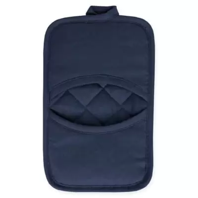KitchenSmart® Colors Solid Pocket Pot Mitt in Atlantic Blue